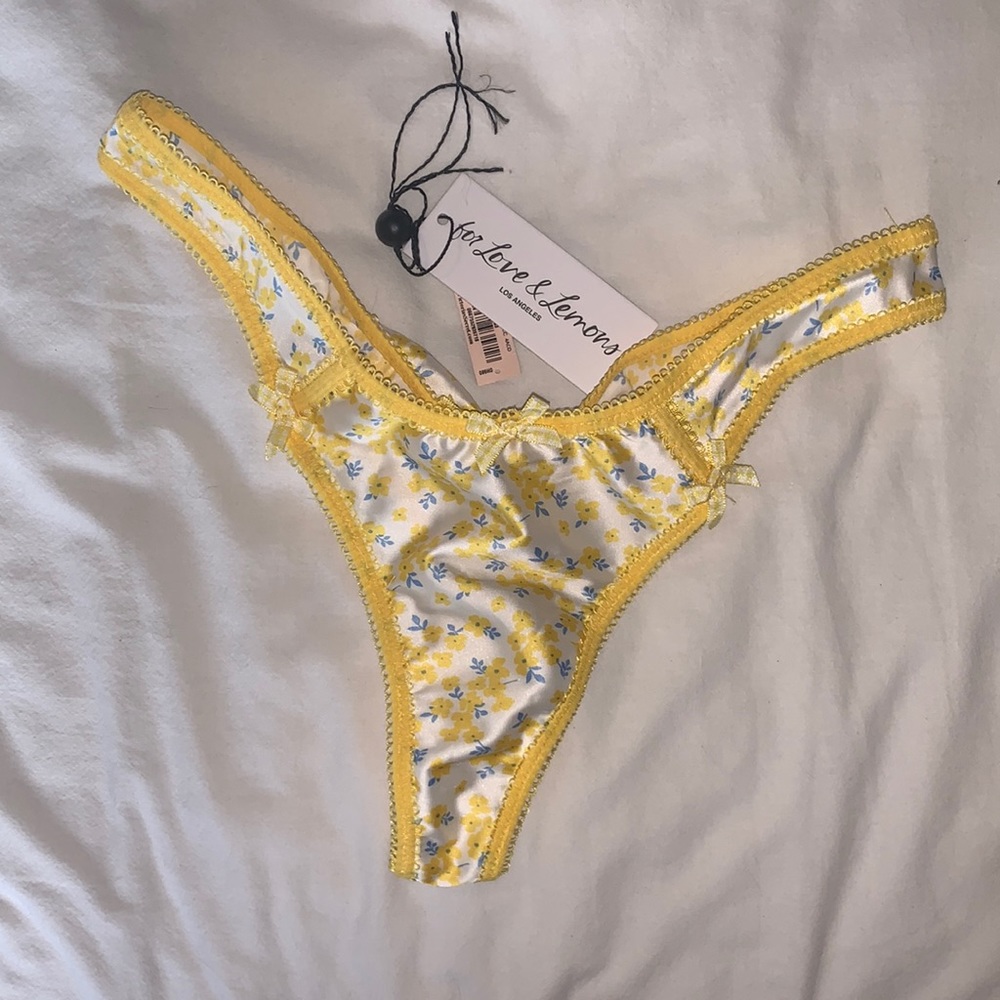 For Love and Lemons Thong Panty